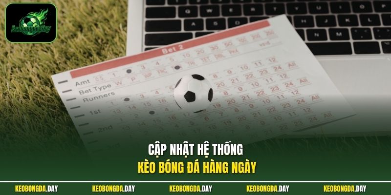 Cập nhật hệ thống soi KÈO BÓNG ĐÁ hàng ngày